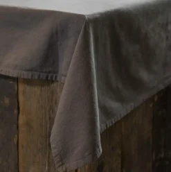 KOOK Tafelkleed Washed Donkergrijs Online