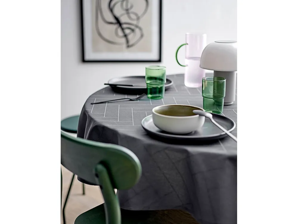 Sodahl Tafelkleed Södahl Tiles Damask Ash Clearance