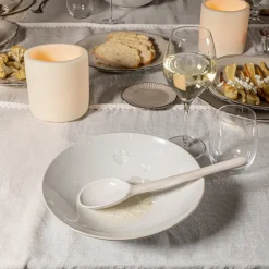 The Table Tafelkleed Weave Linnen Barley And Cream Online