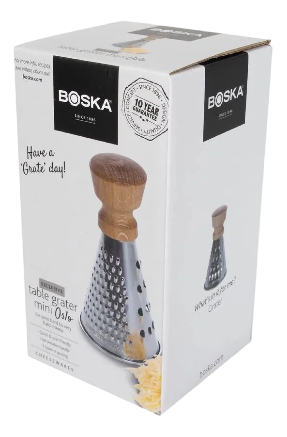 Boska Tafelrasp Mini Oslo+ Brown / Silver Clearance