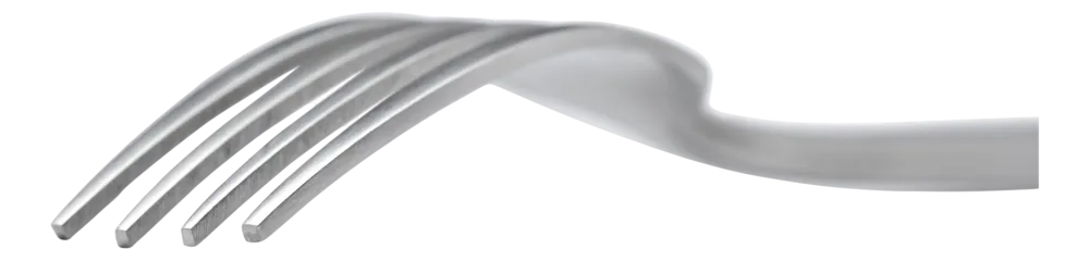 Serax Tafelvork Dune Cutlery By Kelly Wearstler Steel Grey (Set van 6) Sale