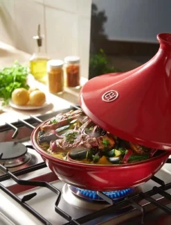 Tajine Emile Henry Flame Ceramic Grand Cru 32 cm