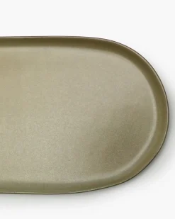 Tapasbord Serax Surface Tableware By Sergio Herman Camo Green L 35,5 x 17 cm