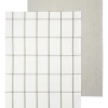 Blomus Theedoek Taulo Square White / Mourning Dove 50 x 70 cm (Set van 2) Hot