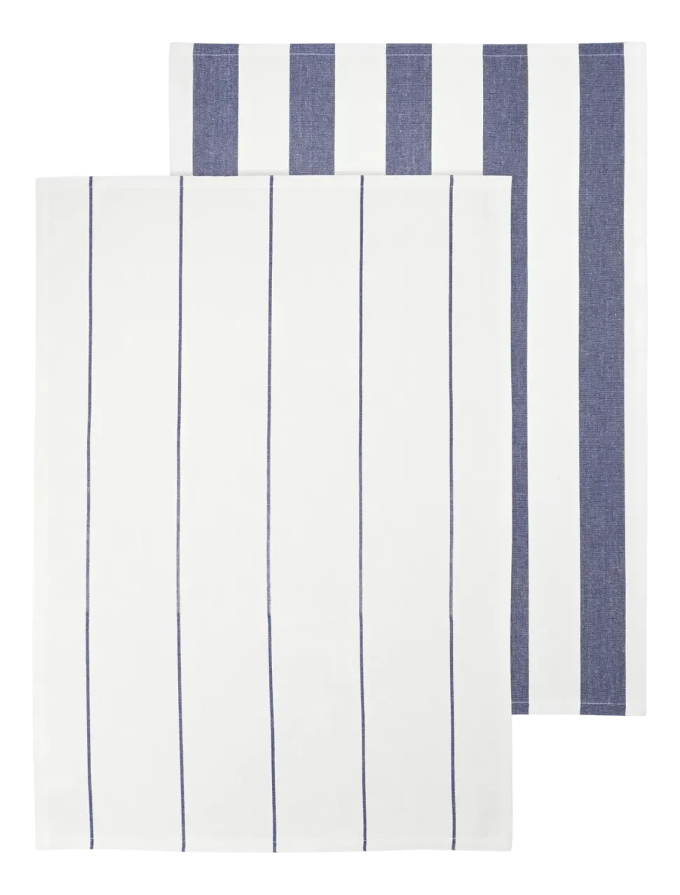 Theedoek Blomus Taulo Stripes White / Mazarine Blue 50 x 70 cm (Set van 2)