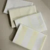 Blomus Theedoek Taulo Stripes White / Transparent Yellow 50 x 70 cm (Set van 2) Outlet