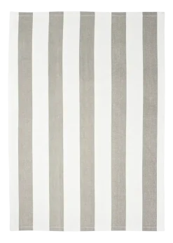 Blomus Theedoek Taulo Stripes White / Mourning Dove 50 x 70 cm (Set van 2)