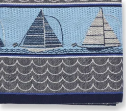 Bunzlau Castle Theedoek Boot Donkerblauw Clearance