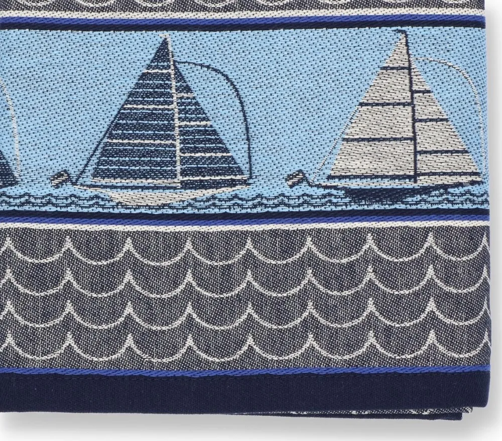 Bunzlau Castle Theedoek Boot Donkerblauw Clearance