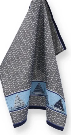 Bunzlau Castle Theedoek Boot Donkerblauw Clearance
