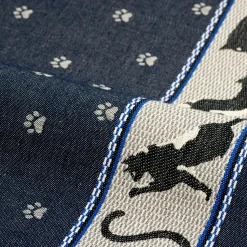 Theedoek Bunzlau Castle Cats Donkerblauw