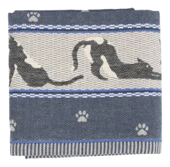 Theedoek Bunzlau Castle Cats Donkerblauw