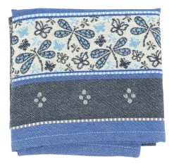 Theedoek Bunzlau Castle Dragonfly Dark Blauw