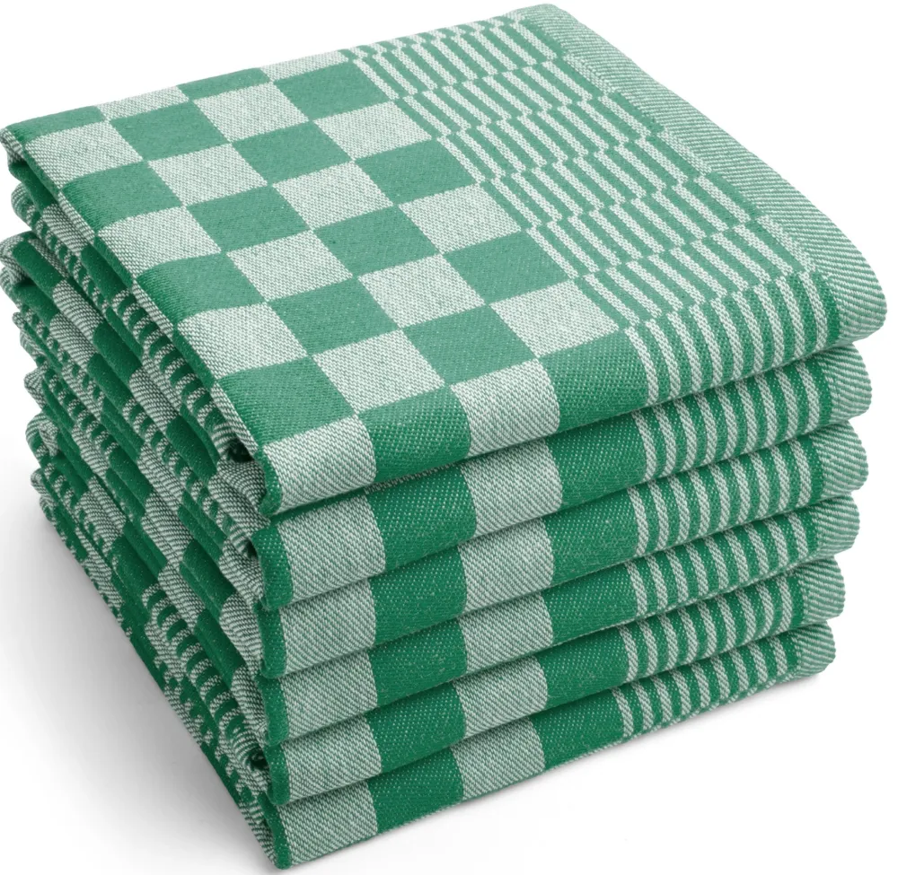 Byrklund Theedoek Clean & Tidy Groen (Set van 6) Discount