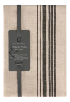 Theedoek Cawö Nature Accent Linen (Set van 4)