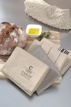 Cawo Theedoek Cawö Nature Uni Linen (Set van 4) Best