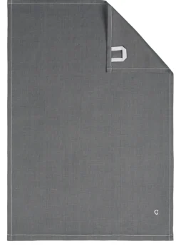 Theedoek Cawö Solid Anthracite 50 x 70 cm (set van 4)