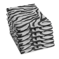 DDDDD Theedoek Africa Black (set van 6) Hot