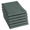 Theedoek DDDDD Akira Green 60 x 65 cm (Set van 6)