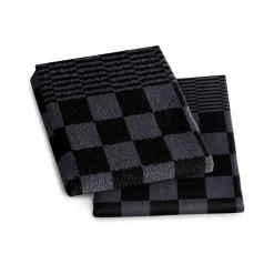 Theedoek DDDDD Barbeque Anthracite (set van 6)