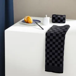 Theedoek DDDDD Barbeque Anthracite (set van 6)