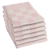 Theedoek DDDDD Barbeque Pastel Pink (Set van 6)