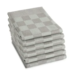 Theedoek DDDDD Barbeque Taupe (set van 6)