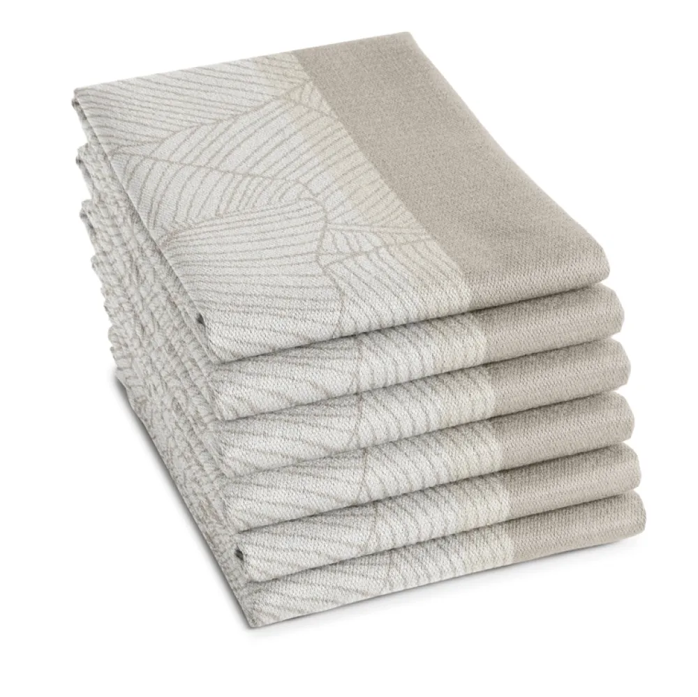 DDDDD Theedoek Barrier Off White (set van 6) Discount