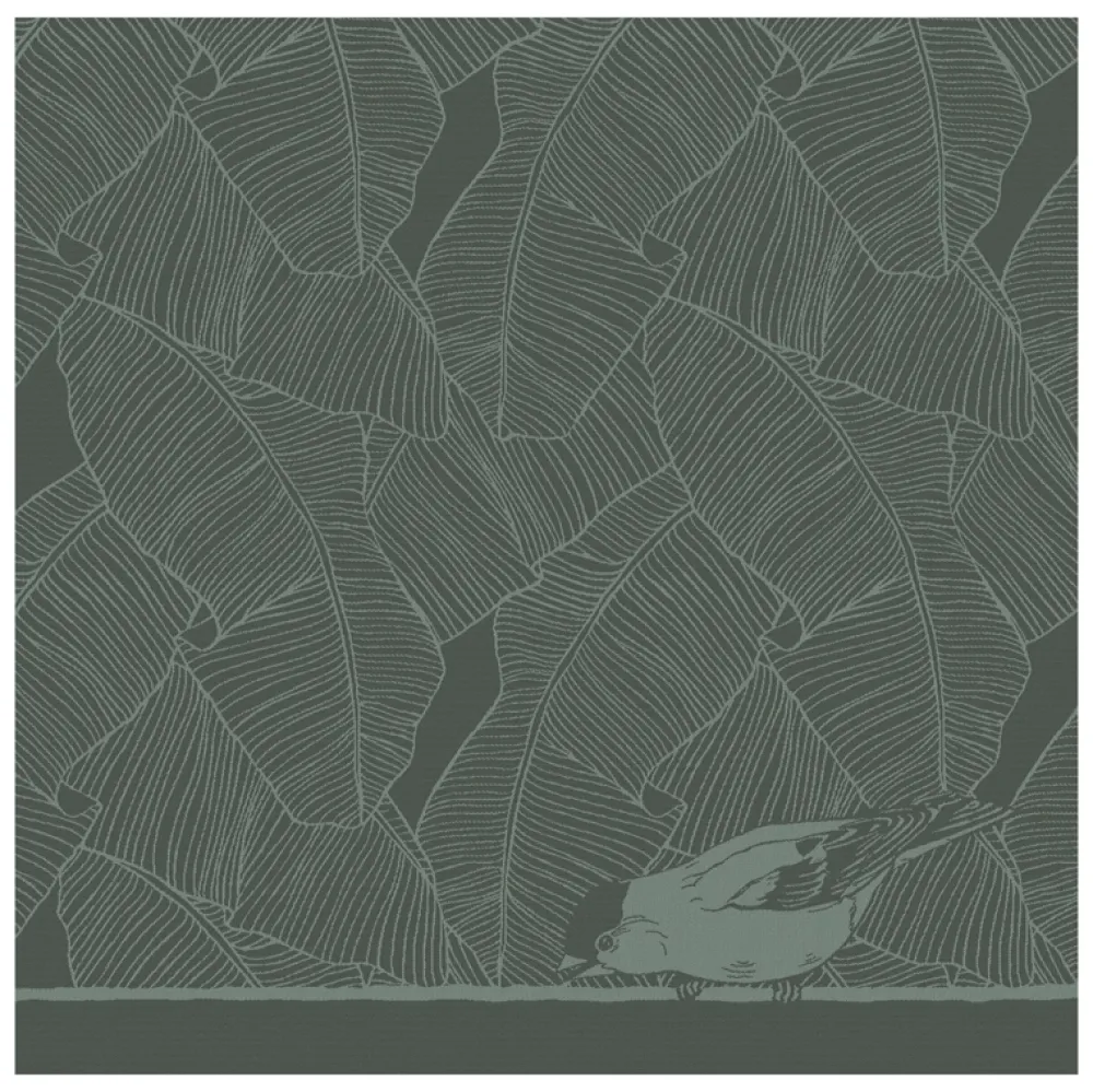 DDDDD Theedoek Birdy Green (set van 6) Outlet