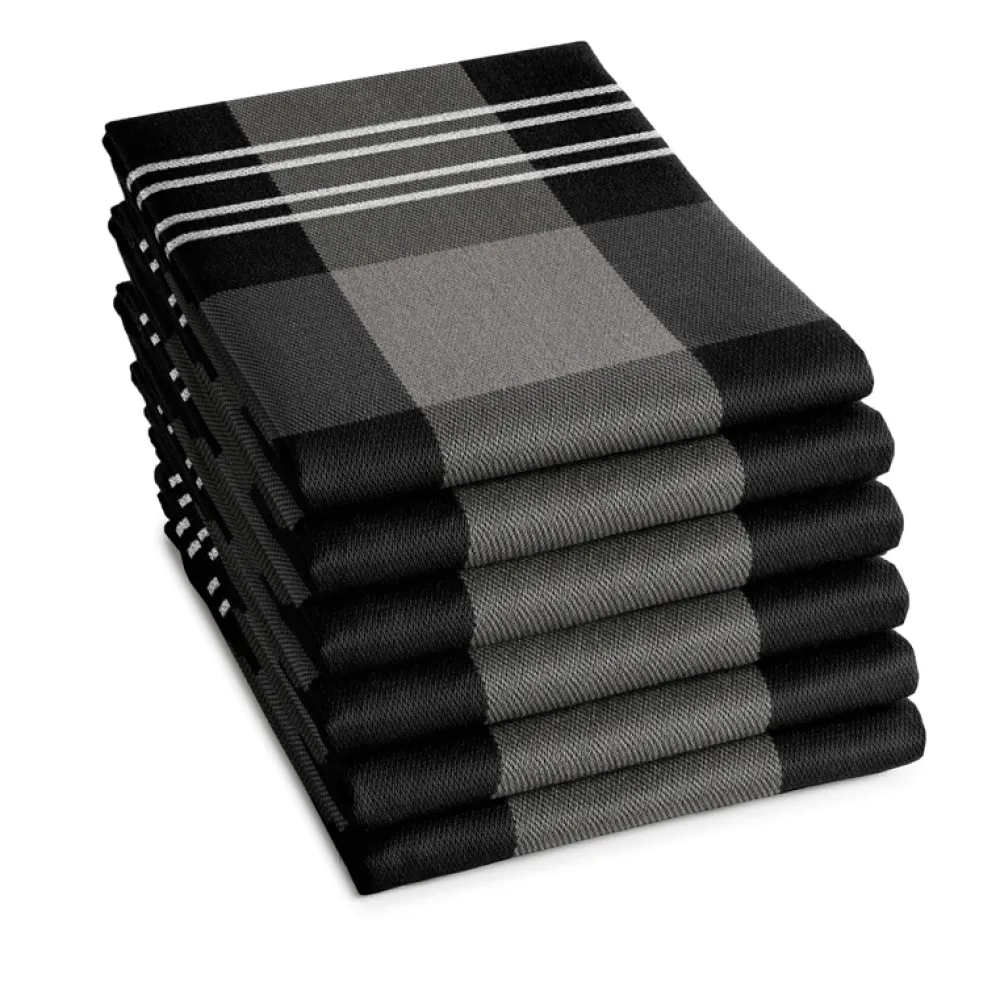 DDDDD Theedoek Feller Grey (set van 6) Discount