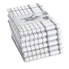 Theedoek DDDDD Lisse Blue (set van 6)