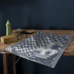 DDDDD Theedoek Milk Maid Blue 60 x 65 cm (Set van 6) Best