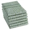 DDDDD Theedoek Trees Green 60 x 65 cm (6-Delig) New