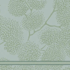 DDDDD Theedoek Trees Green 60 x 65 cm (6-Delig) New