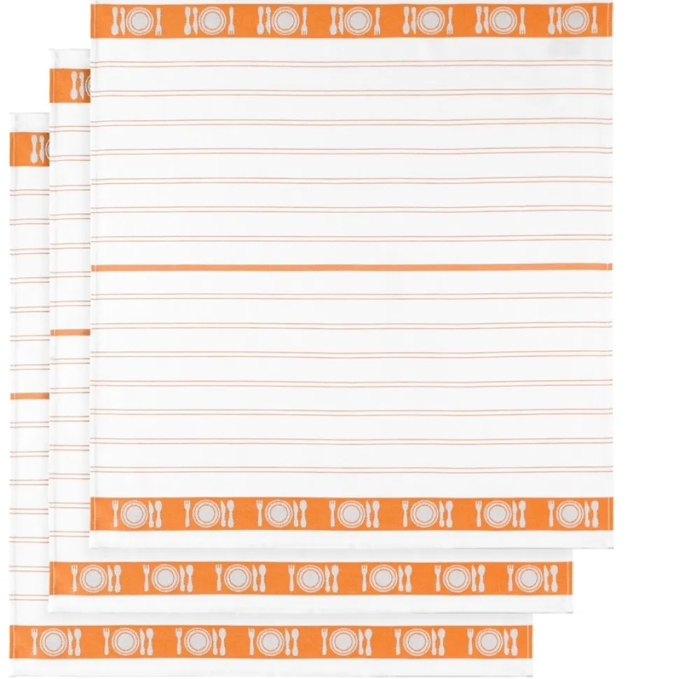 Theedoek De Witte Lietaer BML Orange (3 stuks)