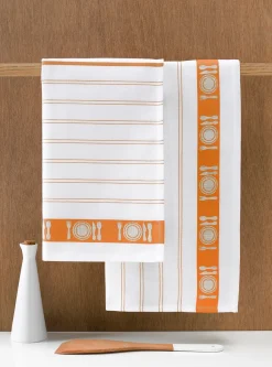 Theedoek De Witte Lietaer BML Orange (3 stuks)