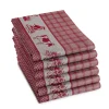 DDDDD Theedoeken Dutchie Red (set van 6) Hot