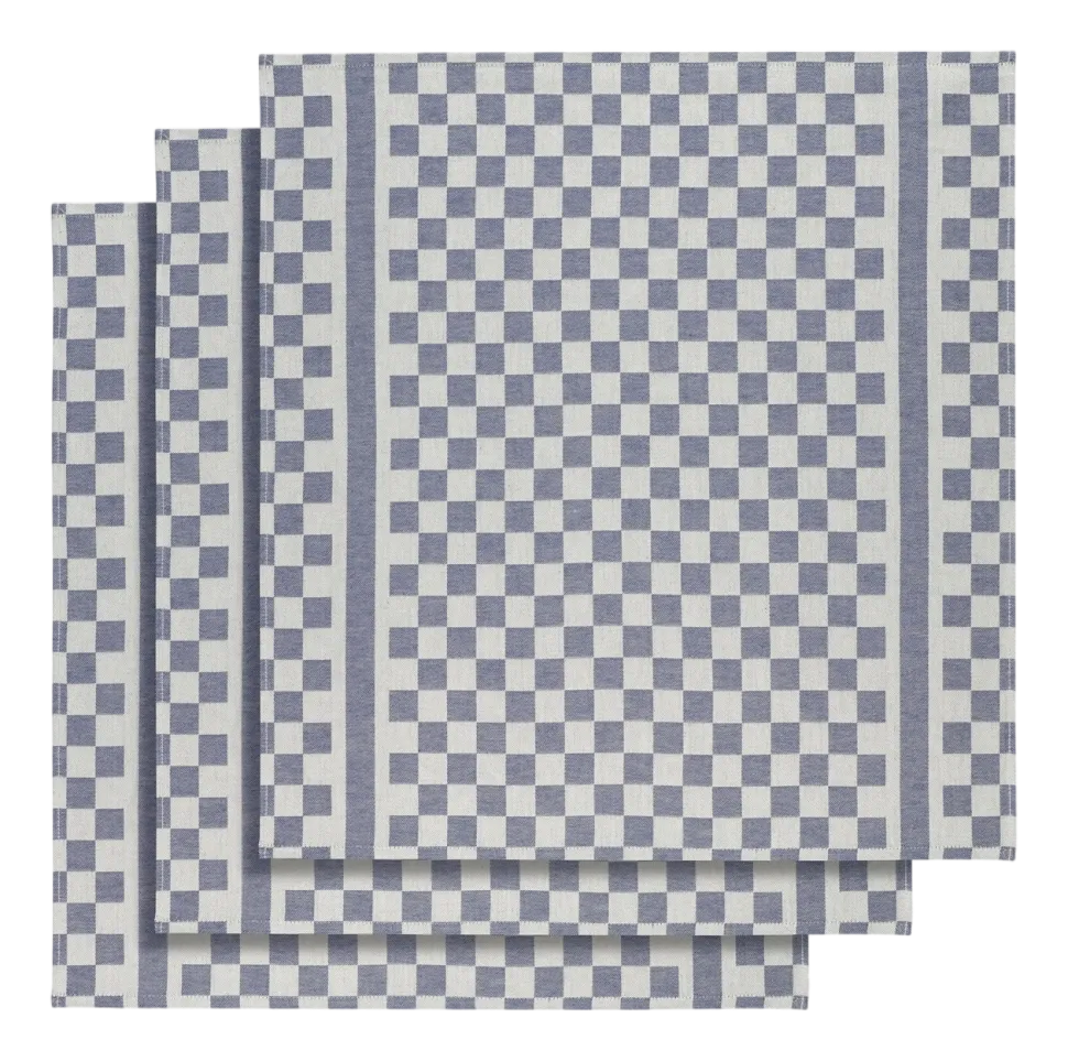 Theedoeken De Witte Lietaer Groom Skipper Blue (3 stuks)