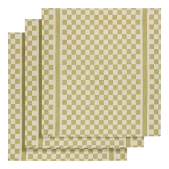 De Witte Lietaer Theedoeken Groom Yellowgreen (3 stuks) Best