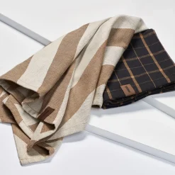 Humdakin Theedoek Recycled Cotton Beige Candy (Set van 2) Outlet