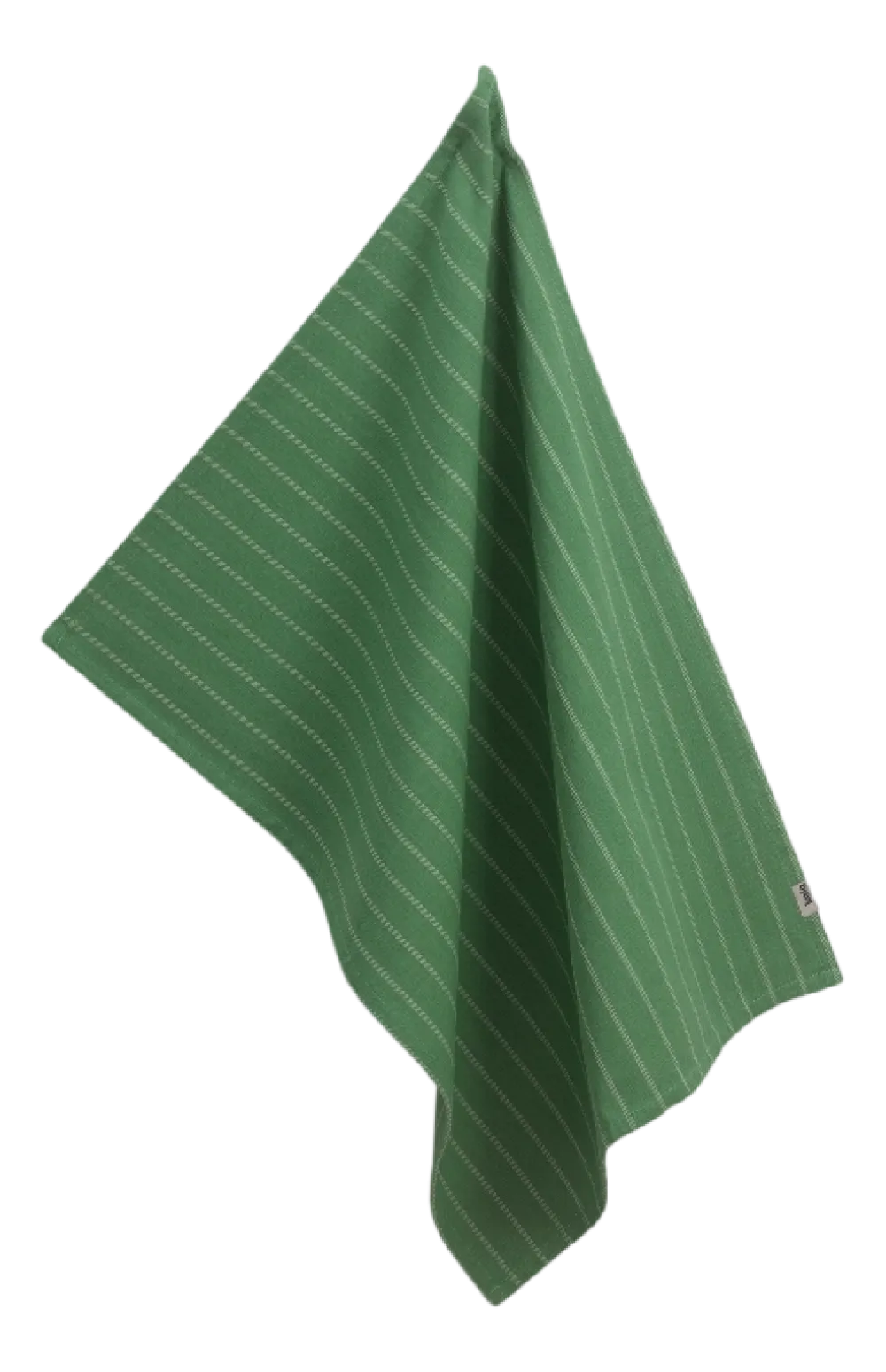 Kela Theedoek Cora Streep Groen - 50 x 70 cm Hot