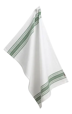 Theedoek Kela Cora Strepen Groen - 50 x 70 cm