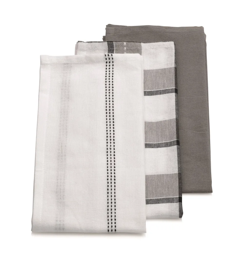 Kela Theedoek Pasado Grijs (3-Delig) New