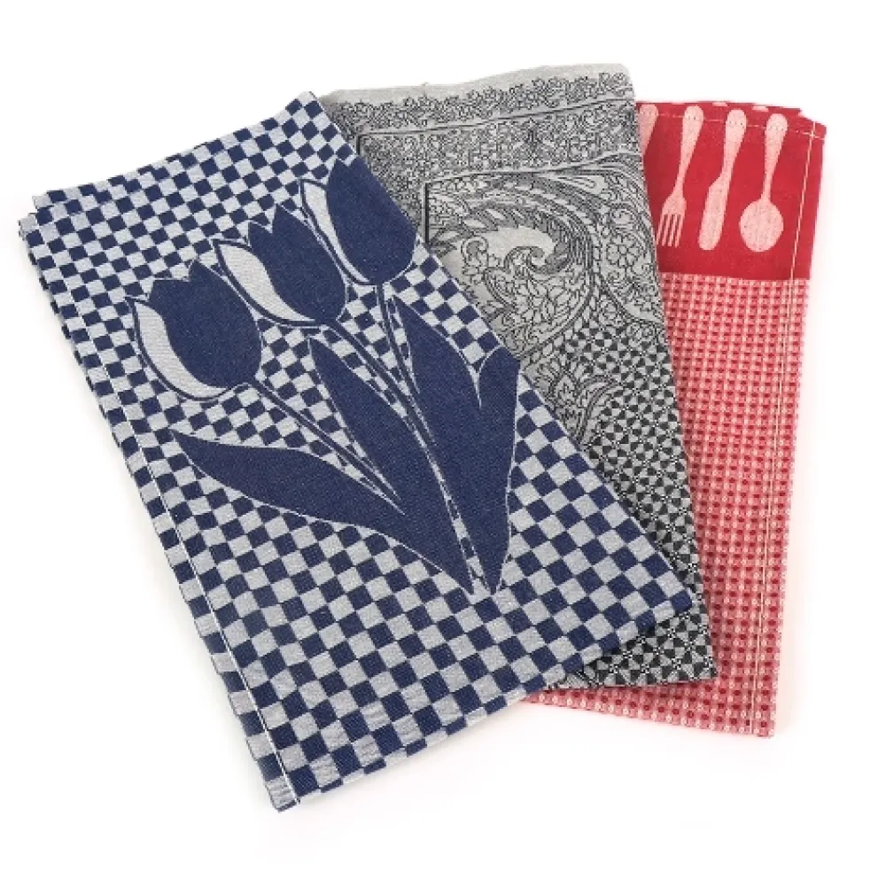 KOOK Theedoek Holland Blauw Best