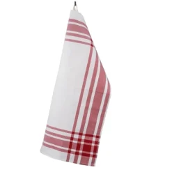 Theedoek KOOK Streep Rood