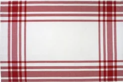 Theedoek KOOK Streep Rood