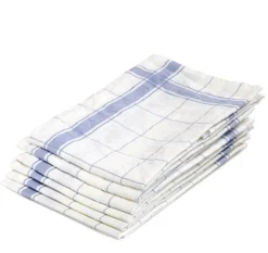 Theedoek Libeco Parma Light Blue Linnen (Set van 6)