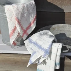 Libeco Theedoek Parma Rose Linnen (Set van 6)