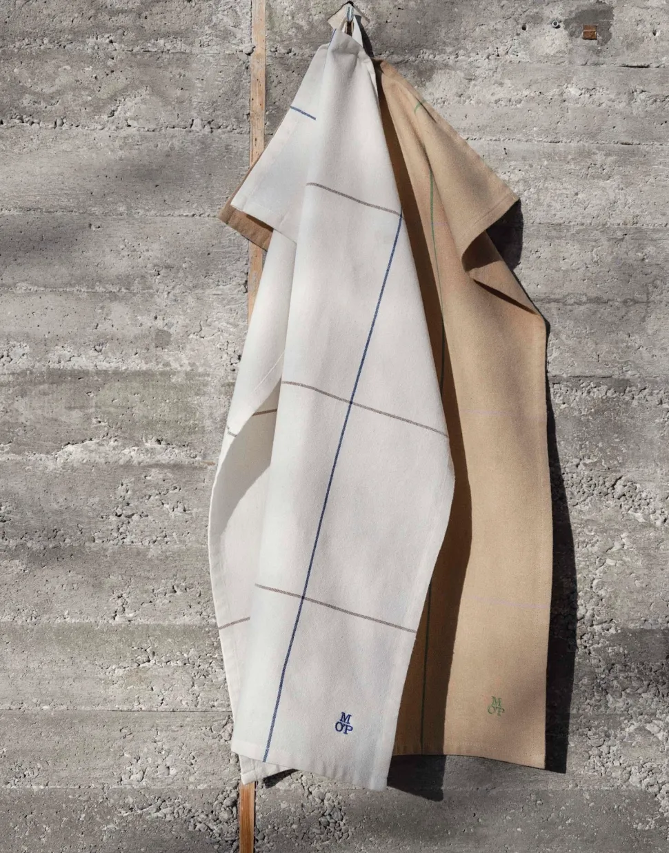 Theedoek Marc O'Polo Haley Multi Sand (Set van 2)