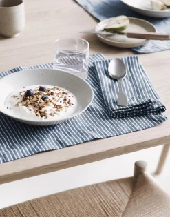 Theedoek Marc O'Polo Tentstra Smoke Blue